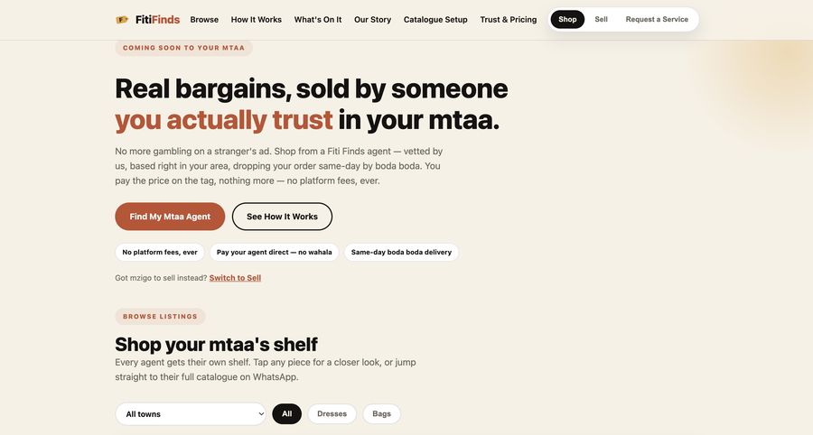 FitFinds: real bargains, sold by someone you actually trust in your mtaa